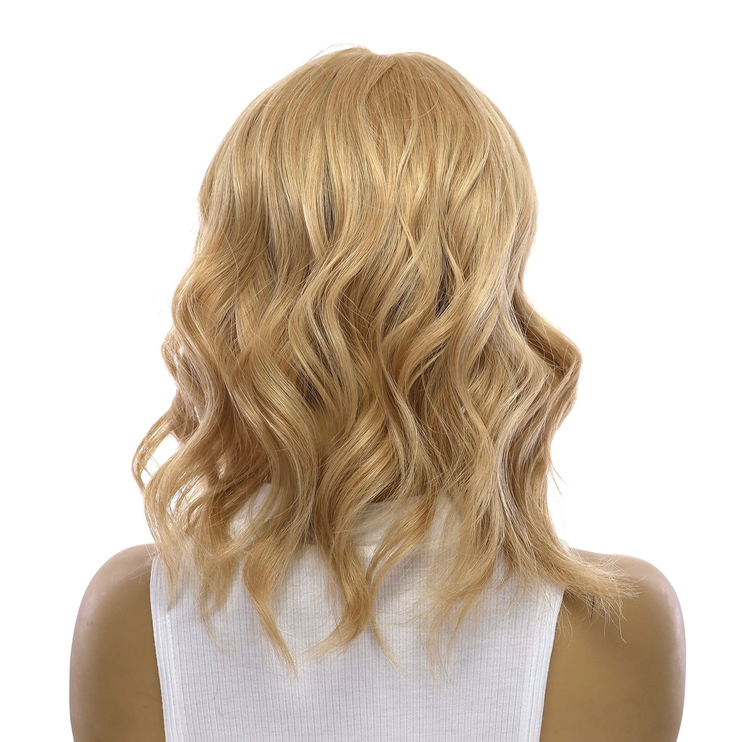 14" Topaz Lace Top Topper Golden Blonde No Root