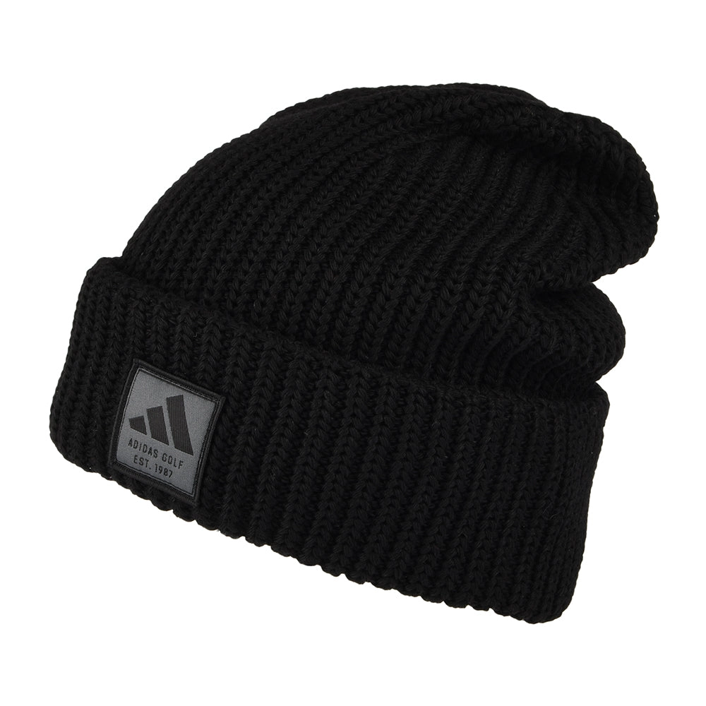 Adidas Hats Double Cuff Chunky Beanie Hat - Black