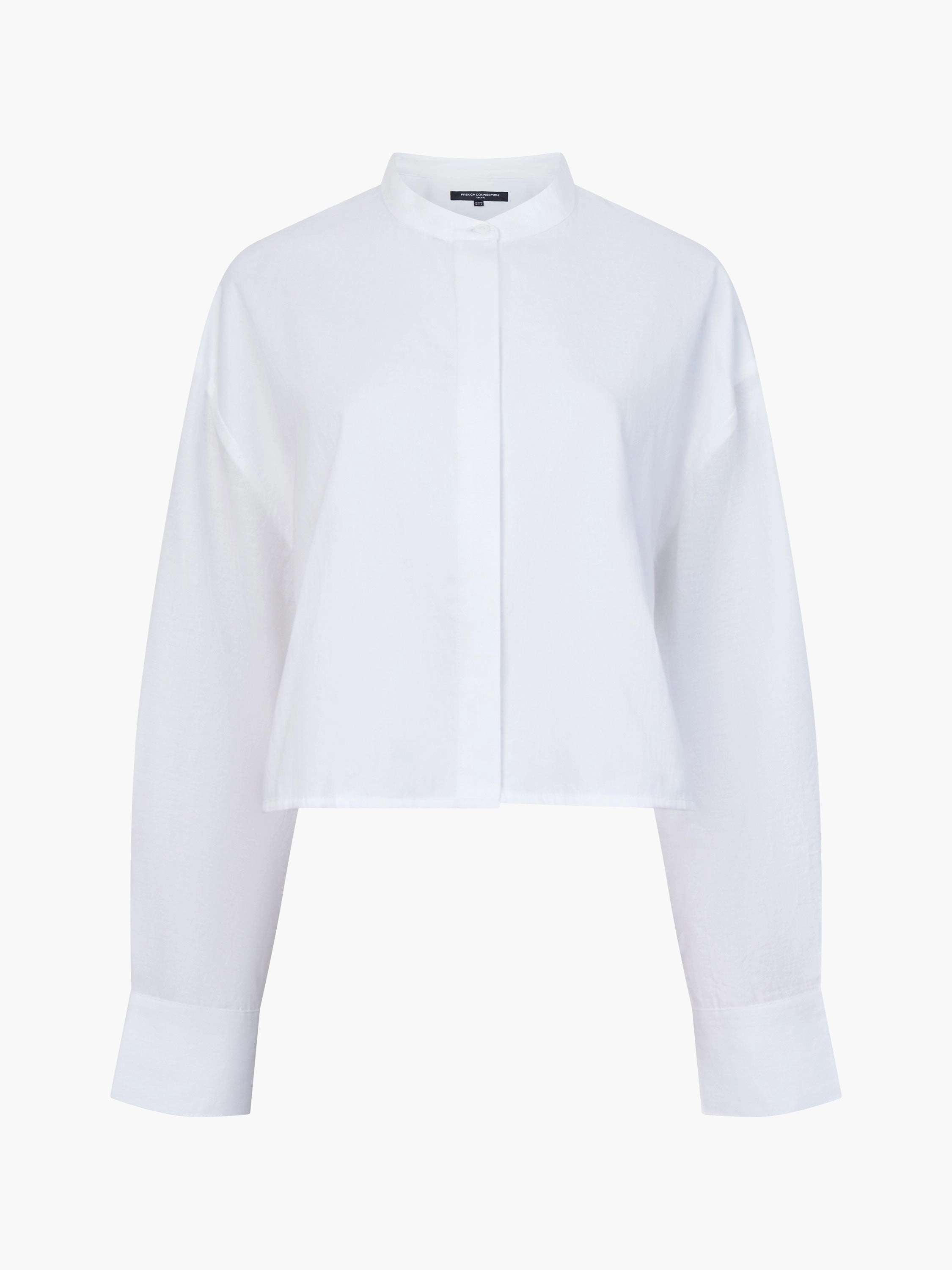 Alexis Cotton Sheer Sleeve Shirt