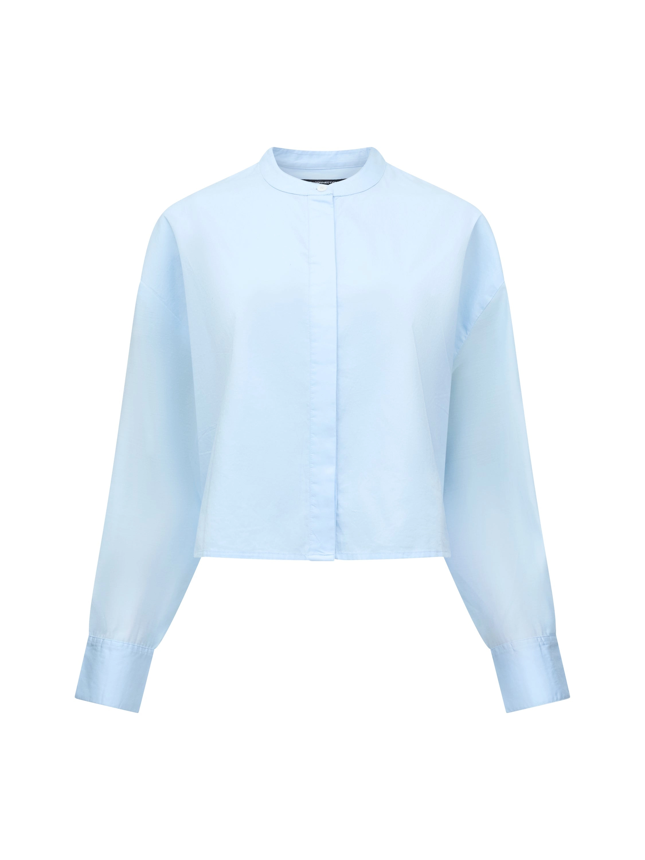 Alexis Cotton Sheer Sleeve Shirt