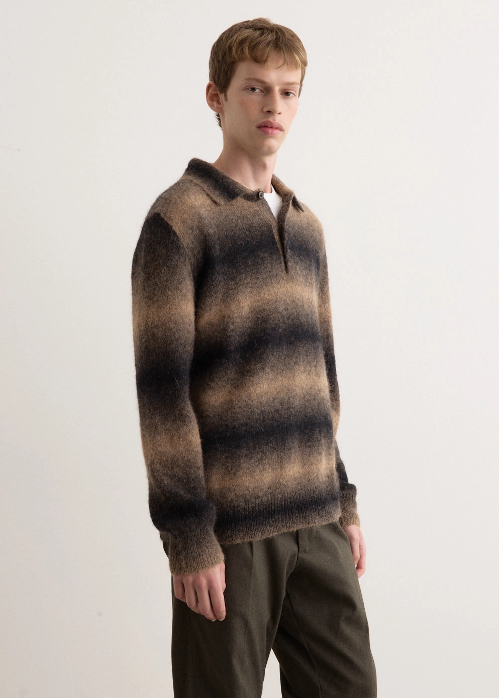 Alfie Long Sleeve Polo Cardigan