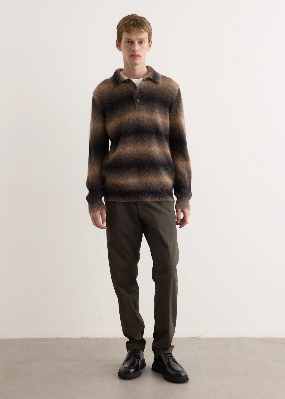 Alfie Long Sleeve Polo Cardigan