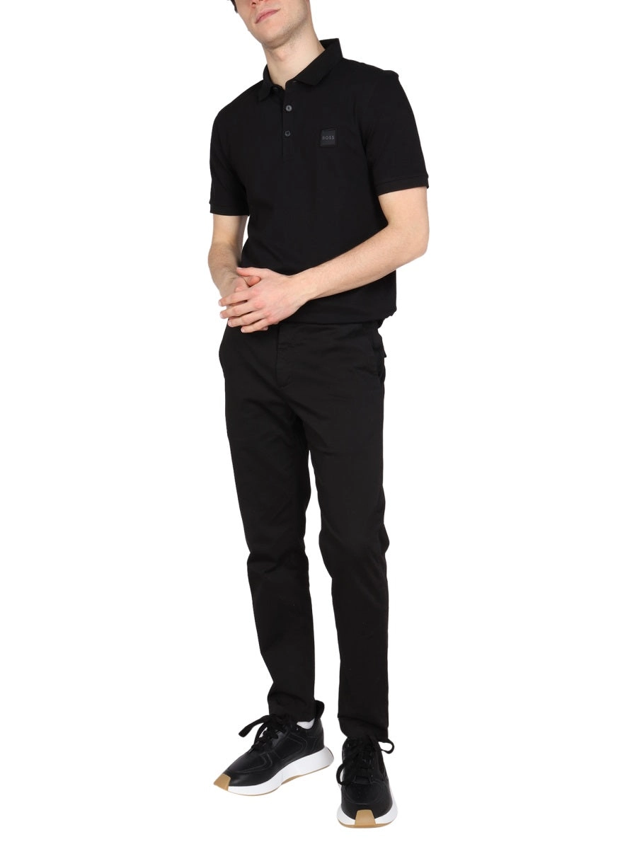 Boss Hugo Boss Logo Patch Short-Sleeved Polo Shirt