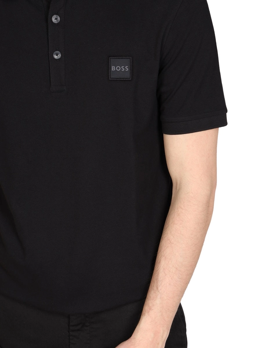 Boss Hugo Boss Logo Patch Short-Sleeved Polo Shirt
