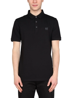 Boss Hugo Boss Logo Patch Short-Sleeved Polo Shirt
