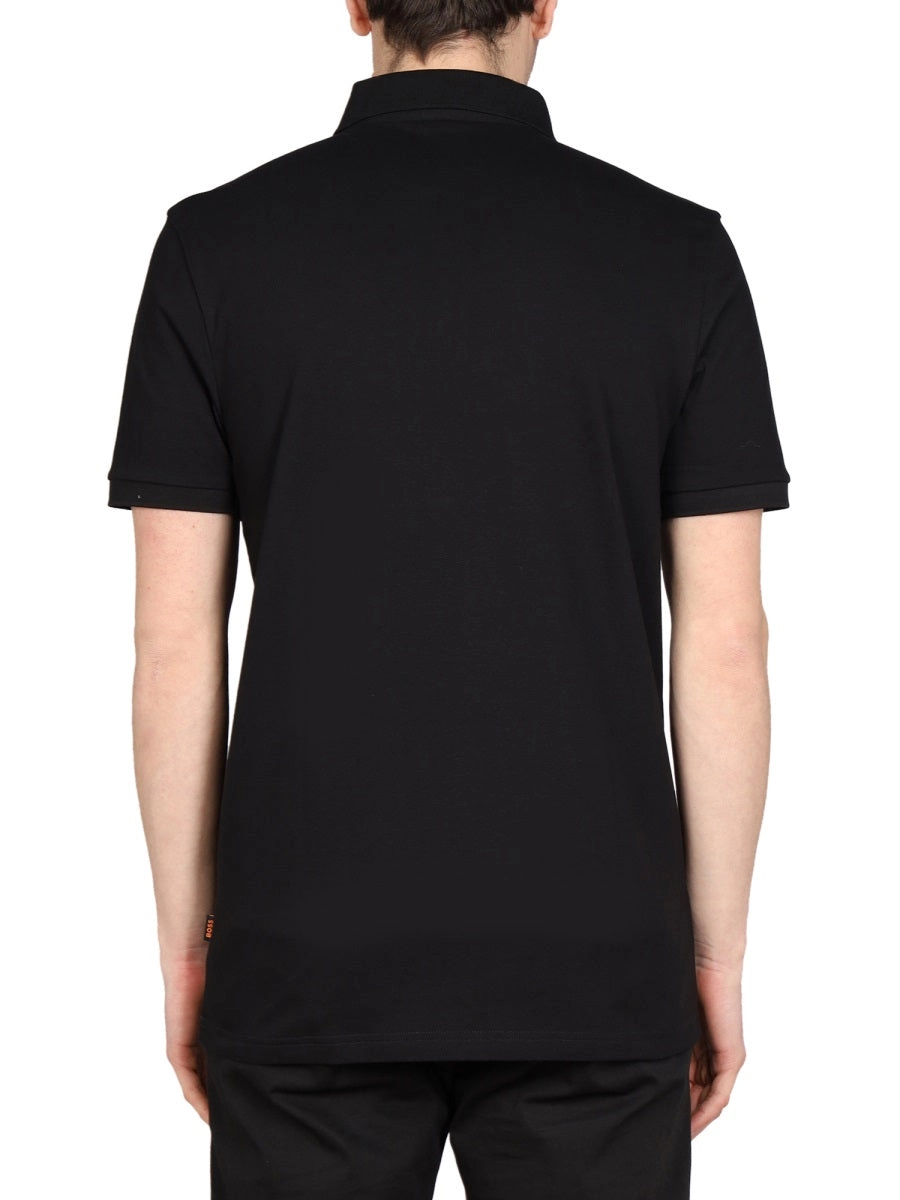 Boss Hugo Boss Logo Patch Short-Sleeved Polo Shirt