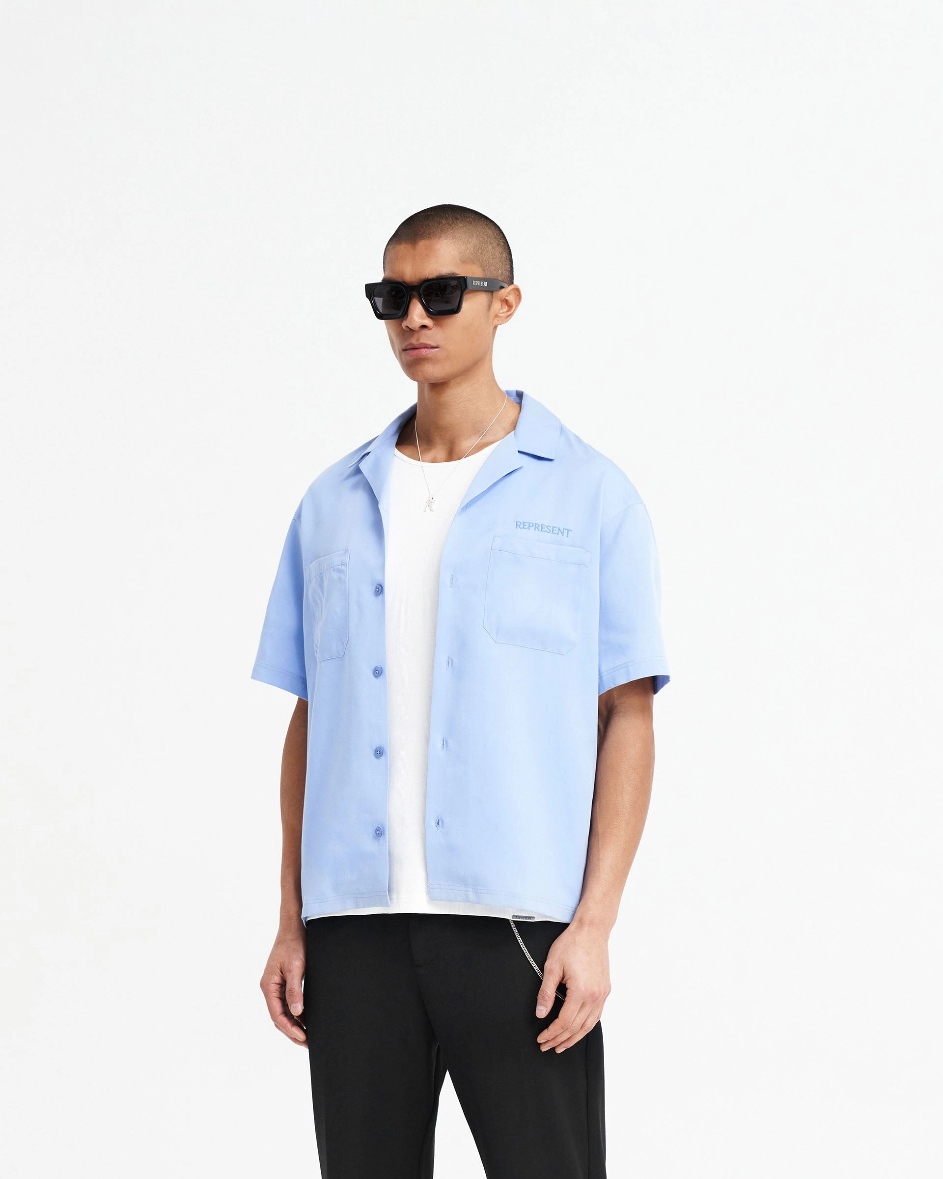 Bowling Shirt - Vista Blue