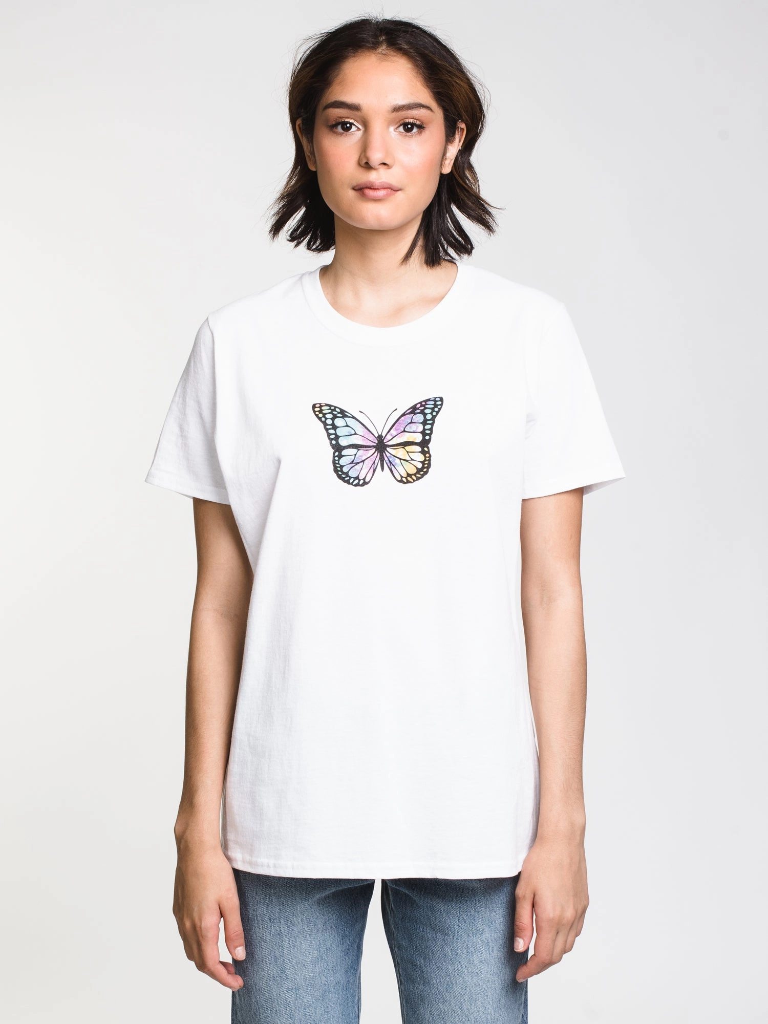 BUTTERFLY - WHITE-L - CLEARANCE