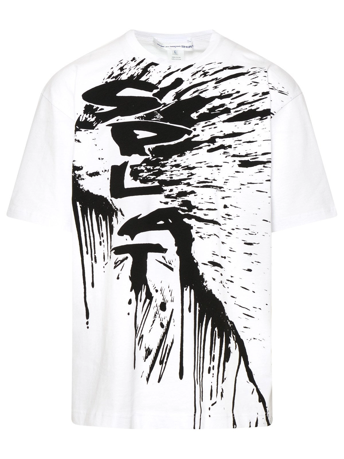 Comme des Garçons Shirt Graphic Printed Crewneck T-Shirt