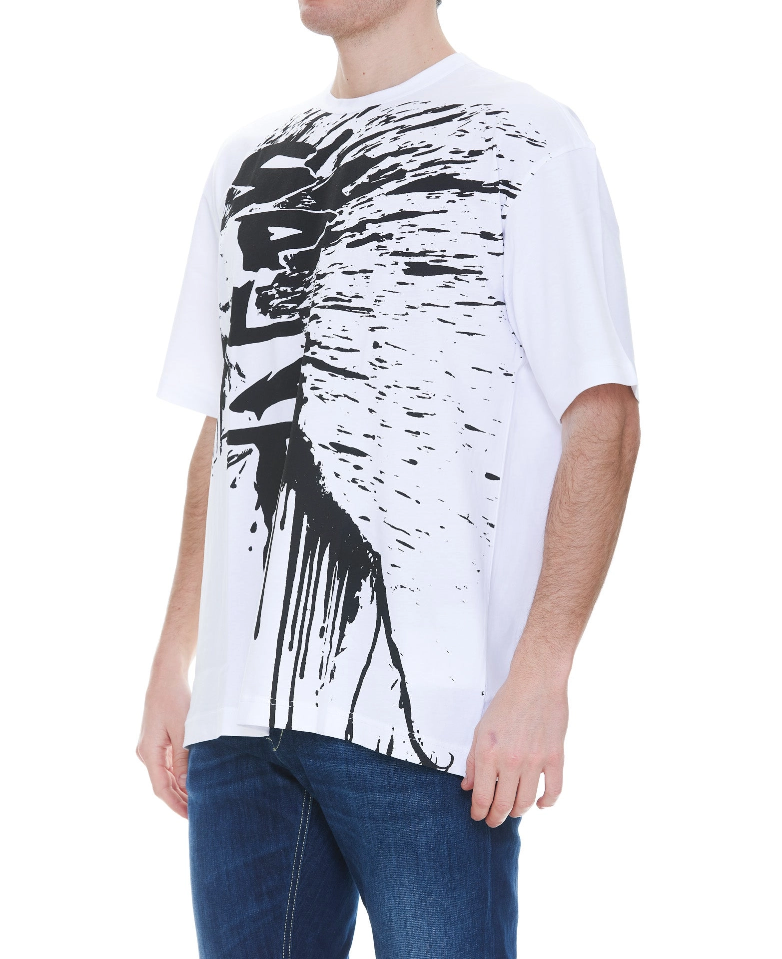 Comme des Garçons Shirt Graphic Printed Crewneck T-Shirt
