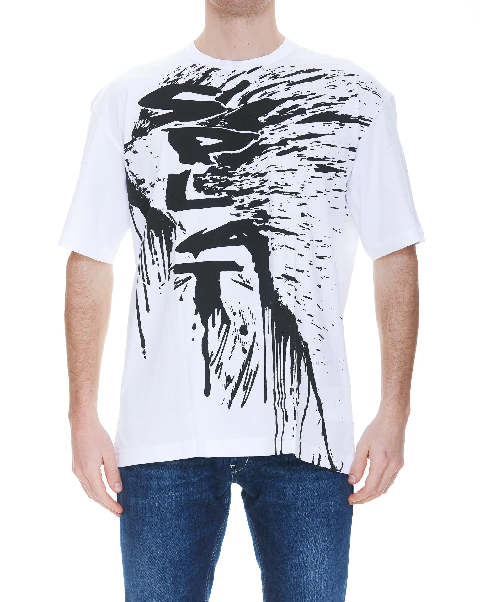 Comme des Garçons Shirt Graphic Printed Crewneck T-Shirt