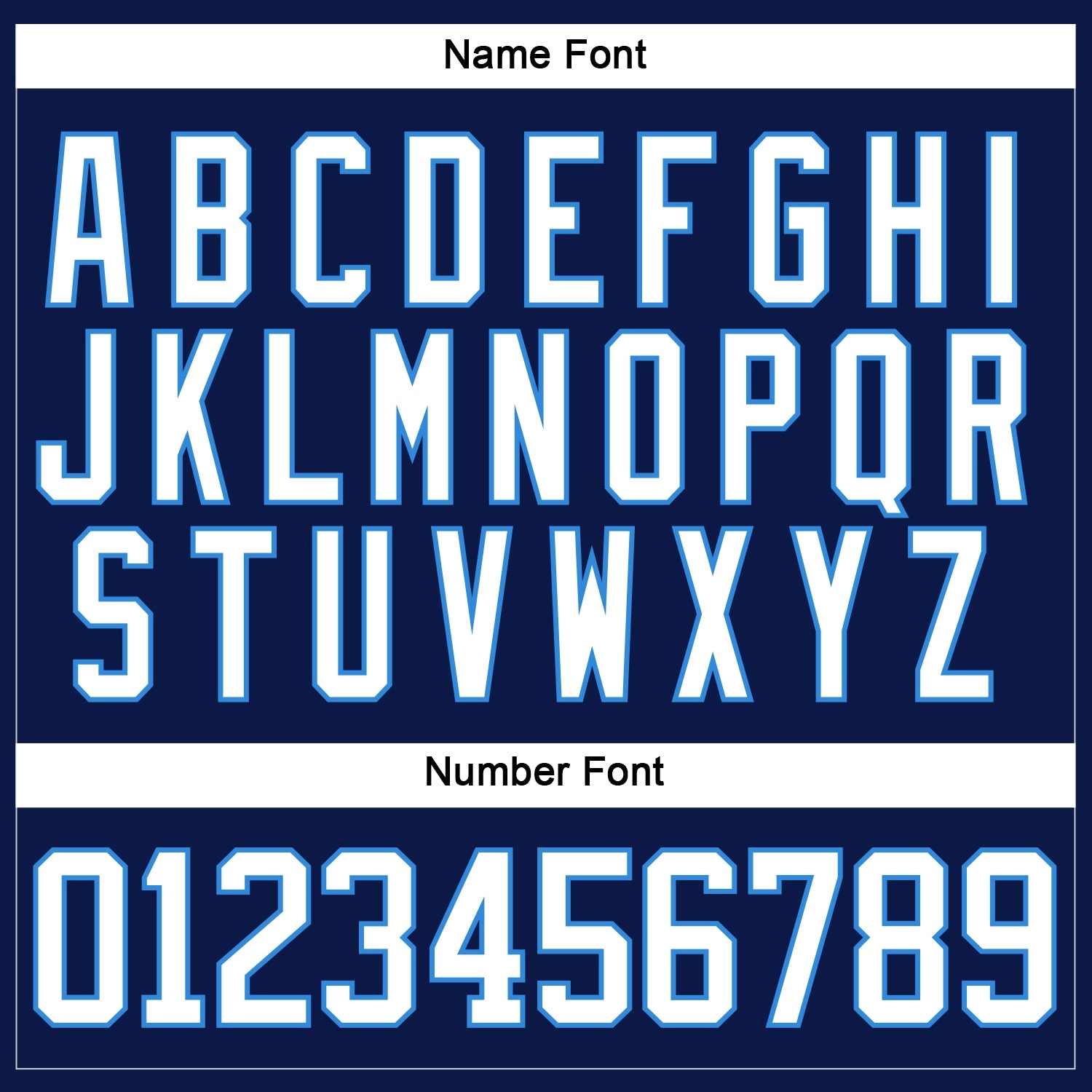 Custom Navy White-Powder Blue Hockey Lace Neck Jersey