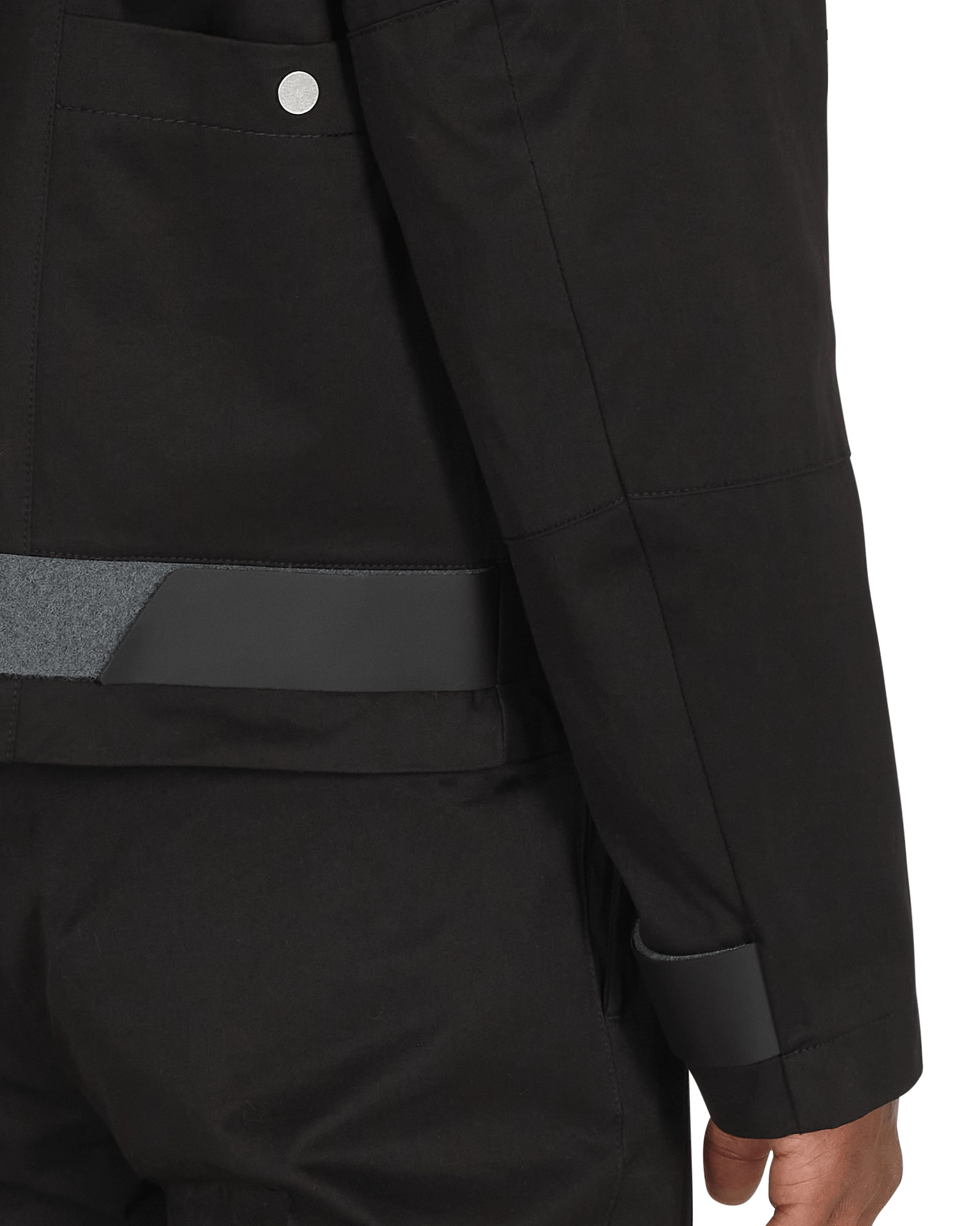 Diagonal Yuma Anorak Black