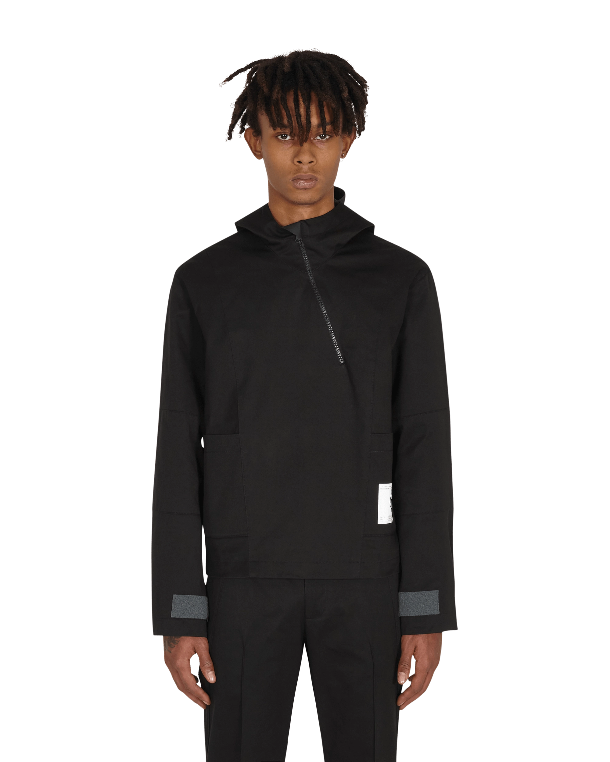 Diagonal Yuma Anorak Black