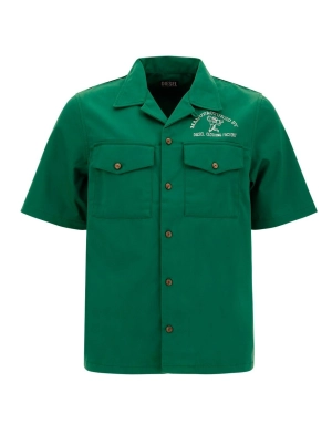 Diesel S-Mac Graphic-Print Buttoned Shirt