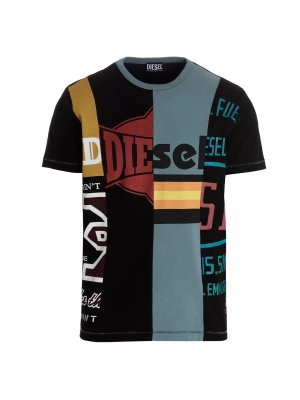 Diesel T-Diegie Graphic Printed Crewneck T-Shirt