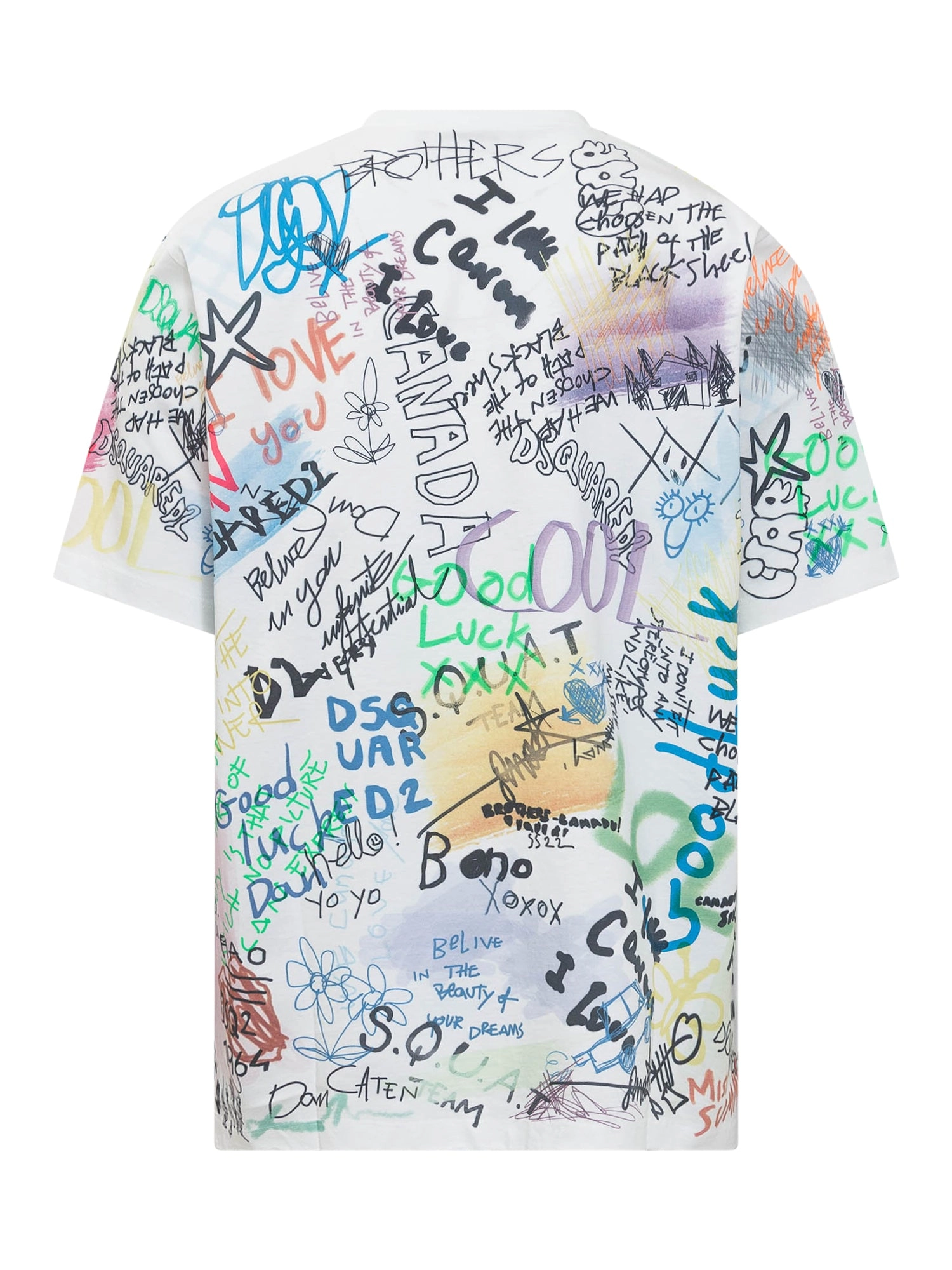 Dsquared2 Graphic Print Crewneck T-Shirt