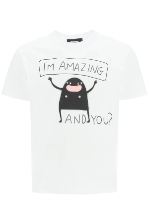 Dsquared2 Graphic Print Crewneck T-Shirt