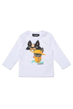 Dsquared2 Kids Graphic Printed Crewneck T-Shirt