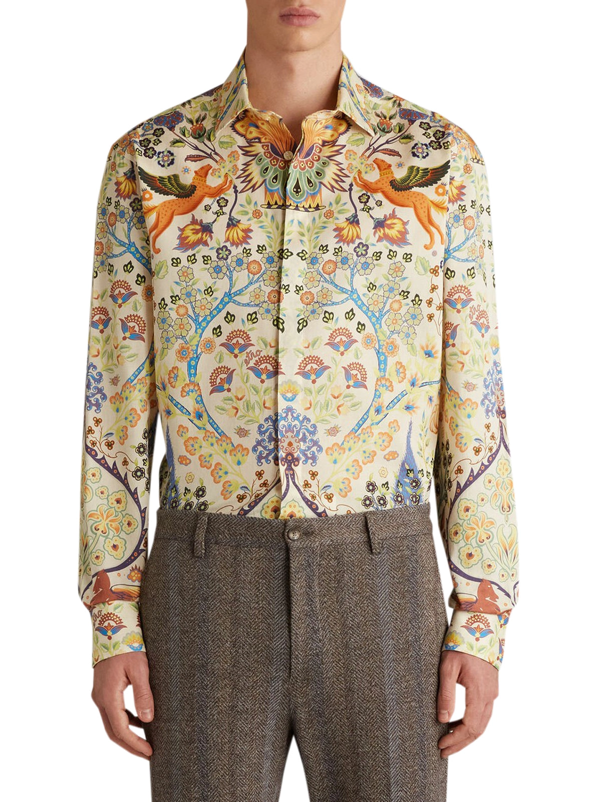 Etro Allover Graphic Print Shirt