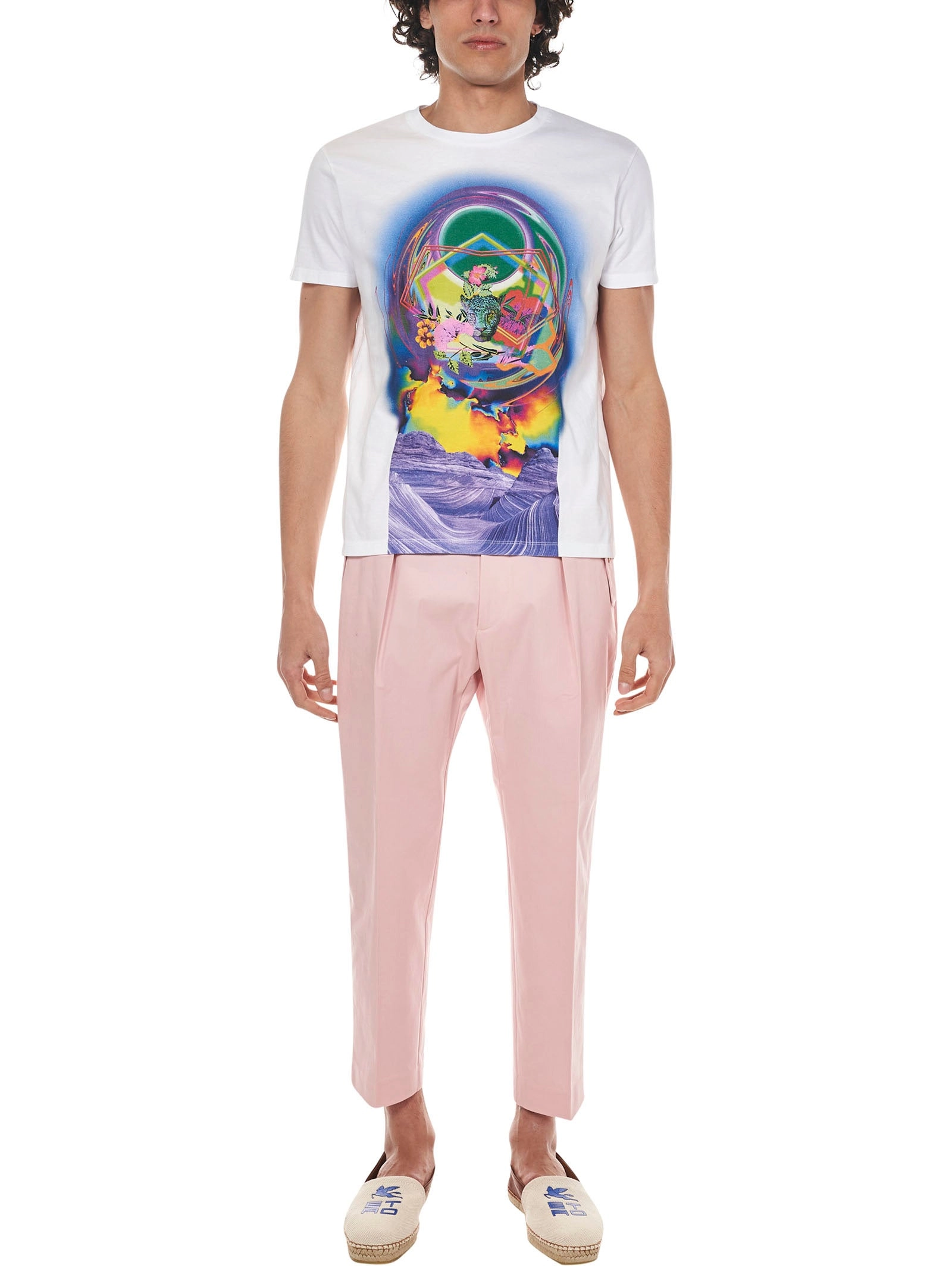 Etro Graphic Print Crewneck T-Shirt