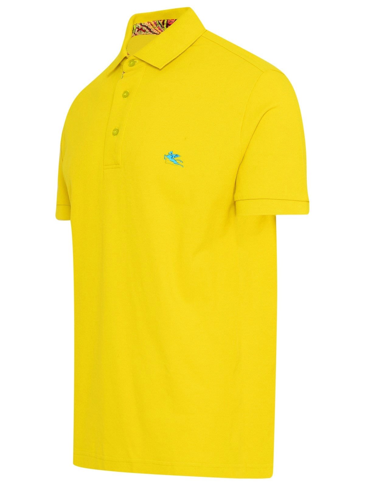 Etro Logo Embroidered Short-Sleeved Polo Shirt