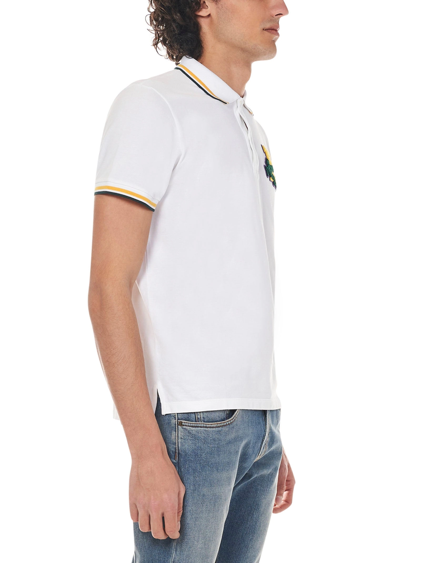 Etro Logo Patch Short-Sleeved Polo Shirt