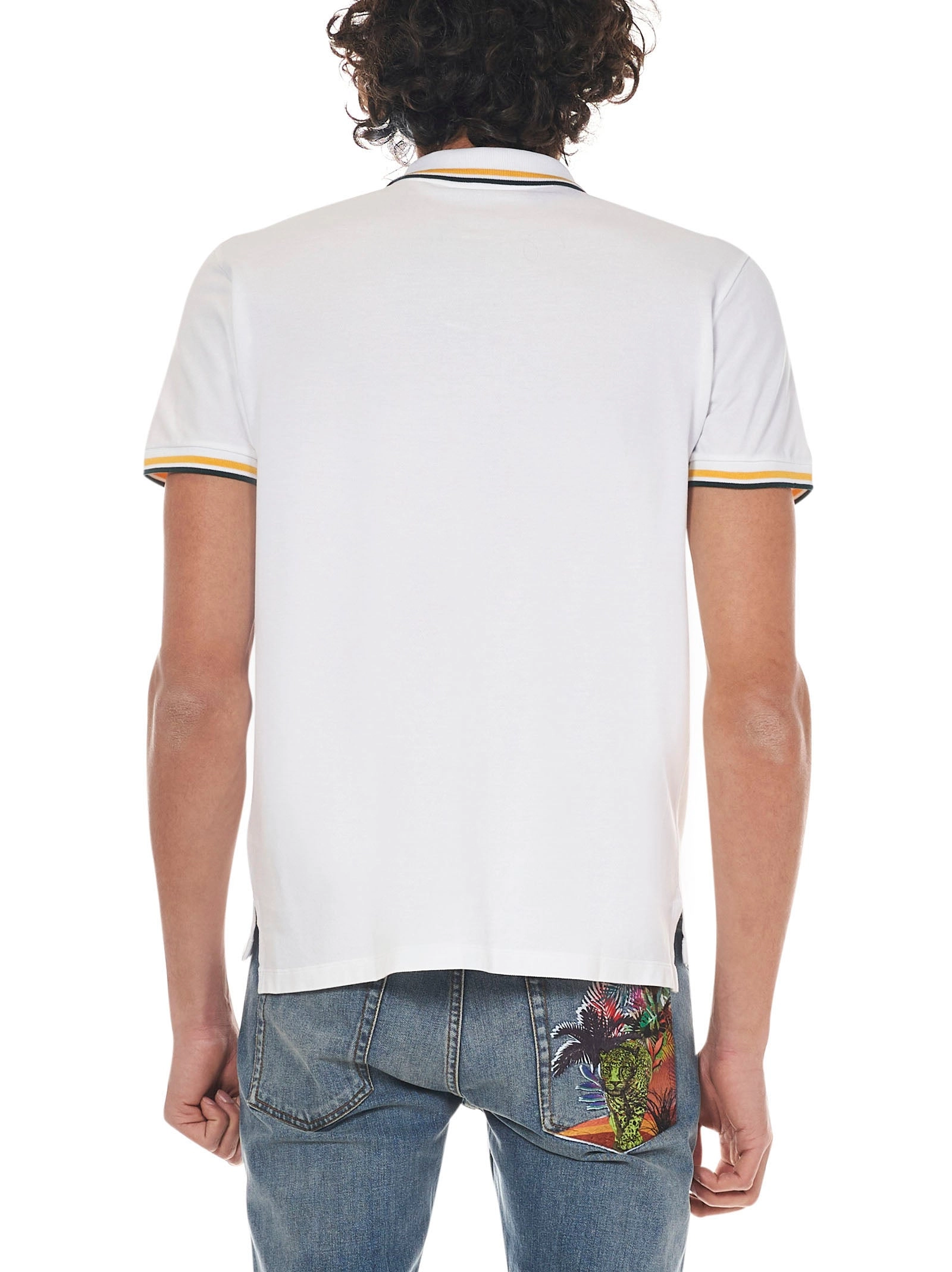Etro Logo Patch Short-Sleeved Polo Shirt