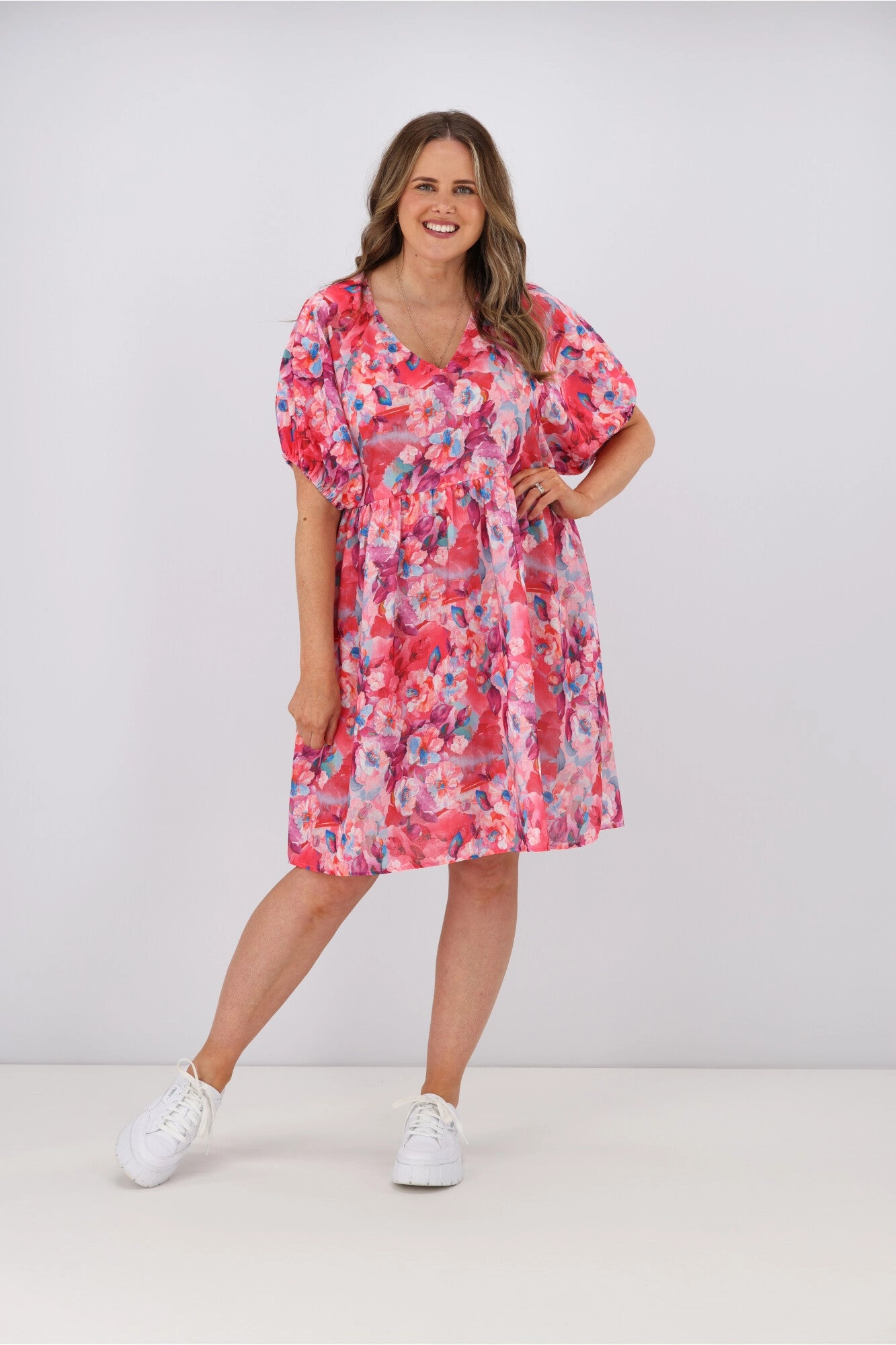 Gloss by Shine On Jadore Floral Dress Pink Floral