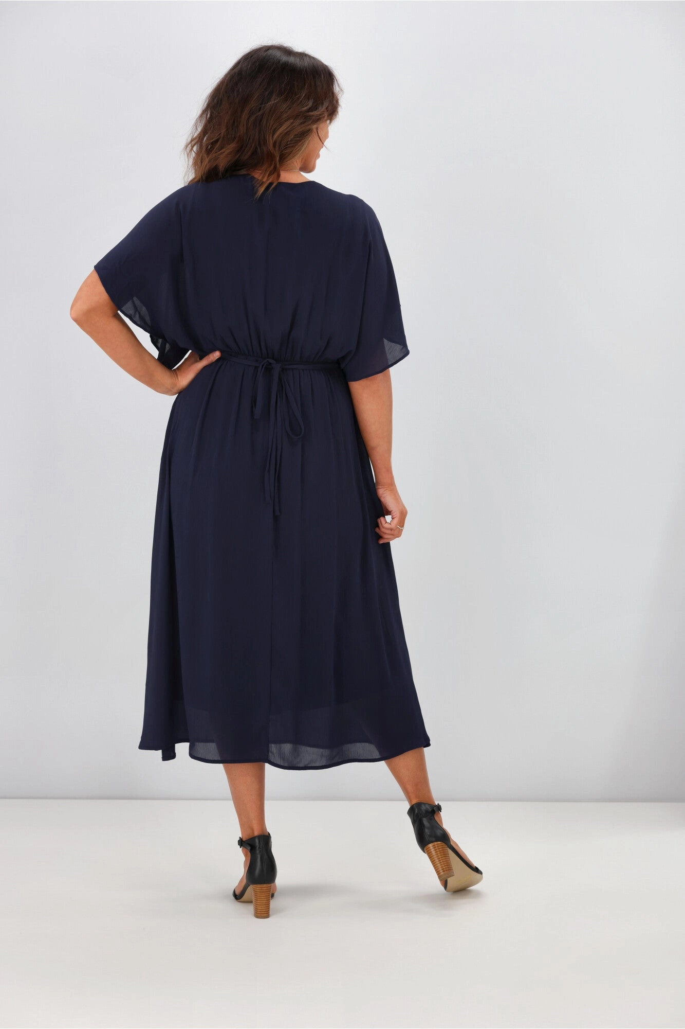 Gloss By Shine On Jordyn Empire Line Dress Midnight
