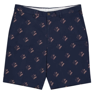 Haggar - Men's Plain Cotton Print Shorts (HS50013 412)