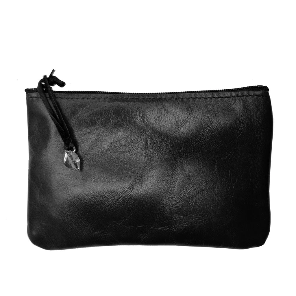 HAPPY EXTRA, Zipper Pouch, Retro Black