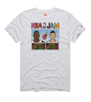 Homage Miami Mashup Vol. 2 Tyler Herro & Bam Adebayo NBA Jam Tee