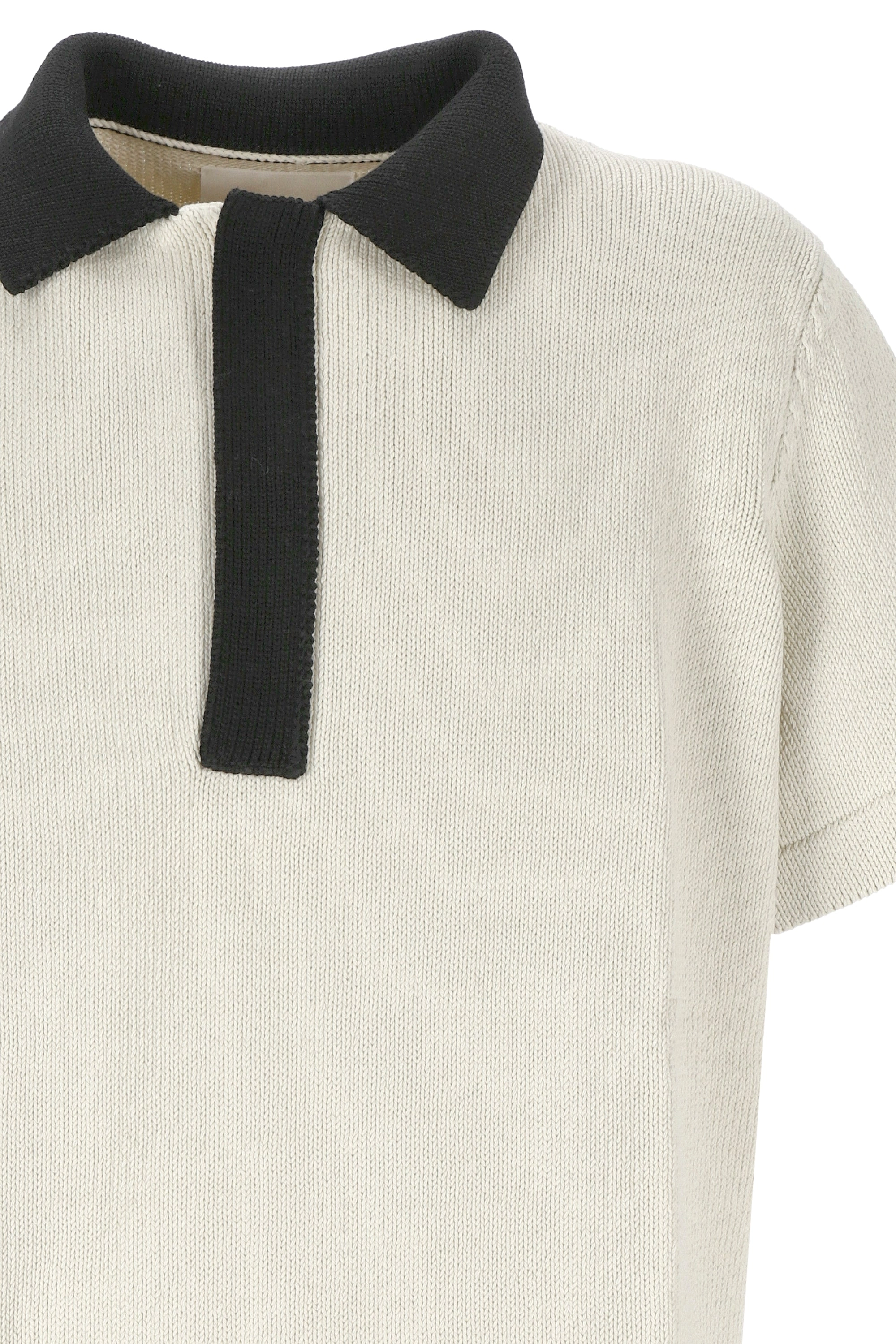 Jil Sander Contrast-Trim Short-Sleeved Polo Shirt