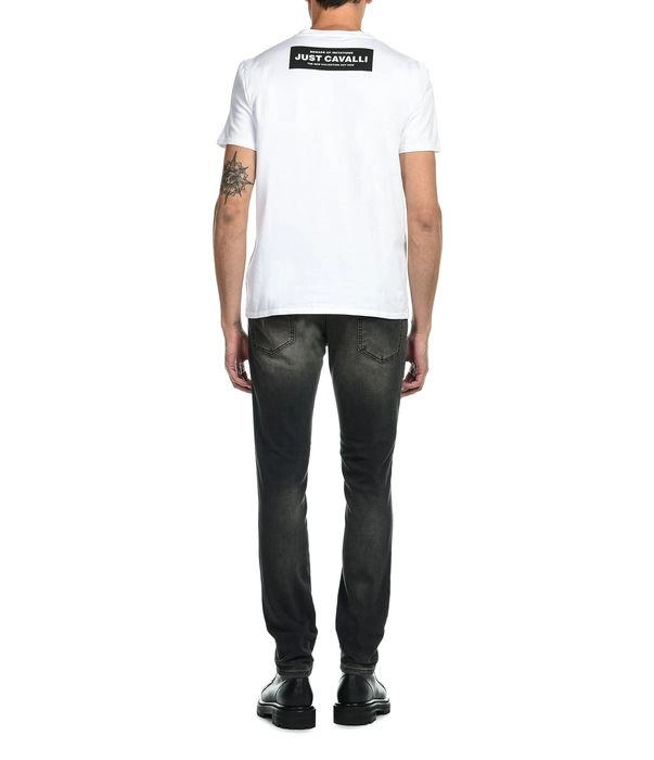 Just Cavalli Graphic Print Crewneck T-Shirt