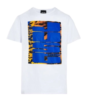 Just Cavalli Graphic Print Crewneck T-Shirt