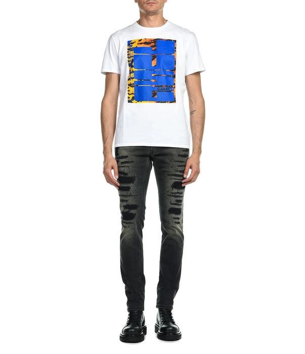 Just Cavalli Graphic Print Crewneck T-Shirt