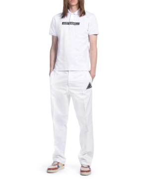 Just Cavalli Logo Printed Short-Sleeved Polo Shirt