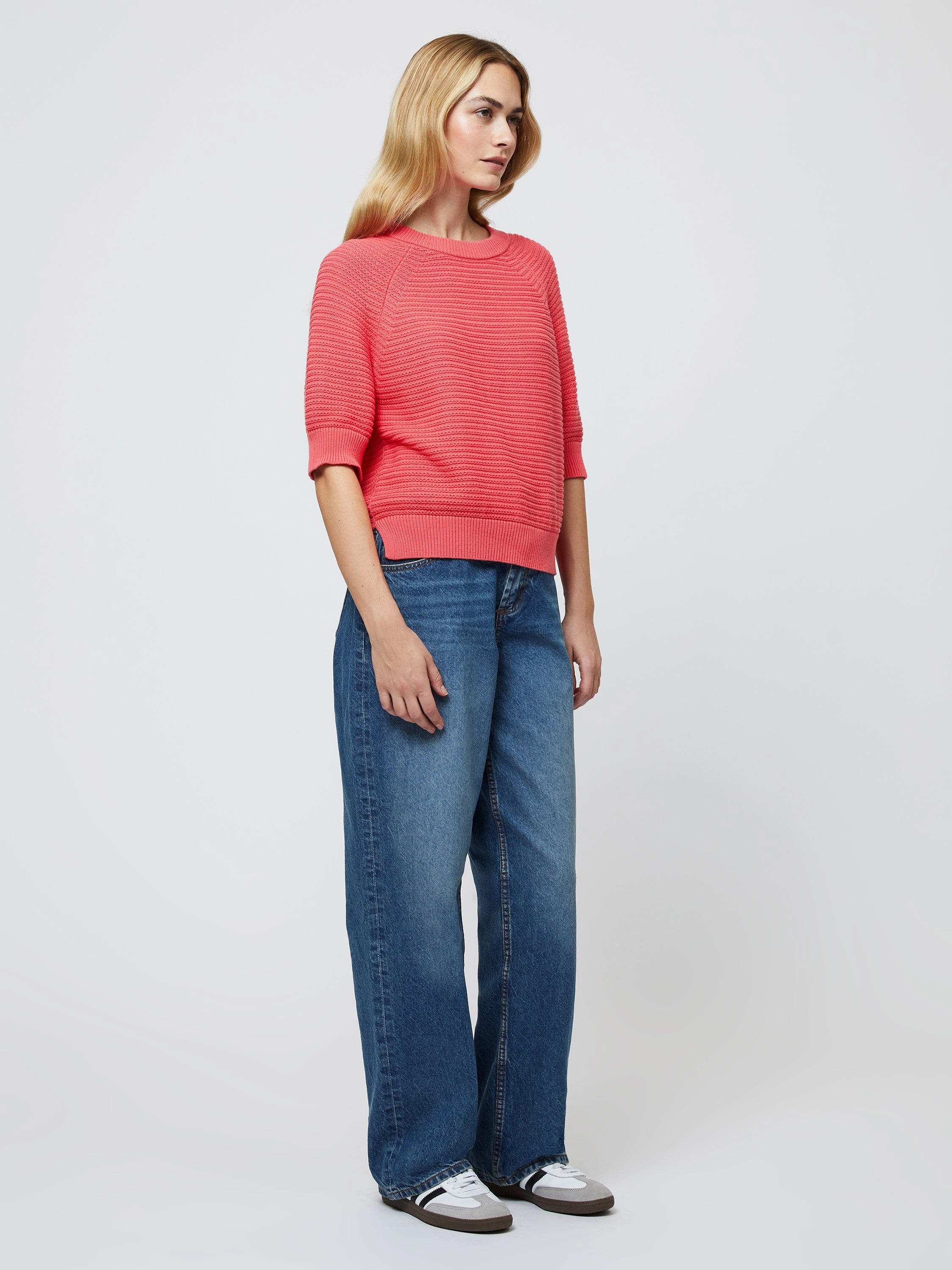 Lily Short Sleeve High Neck Top