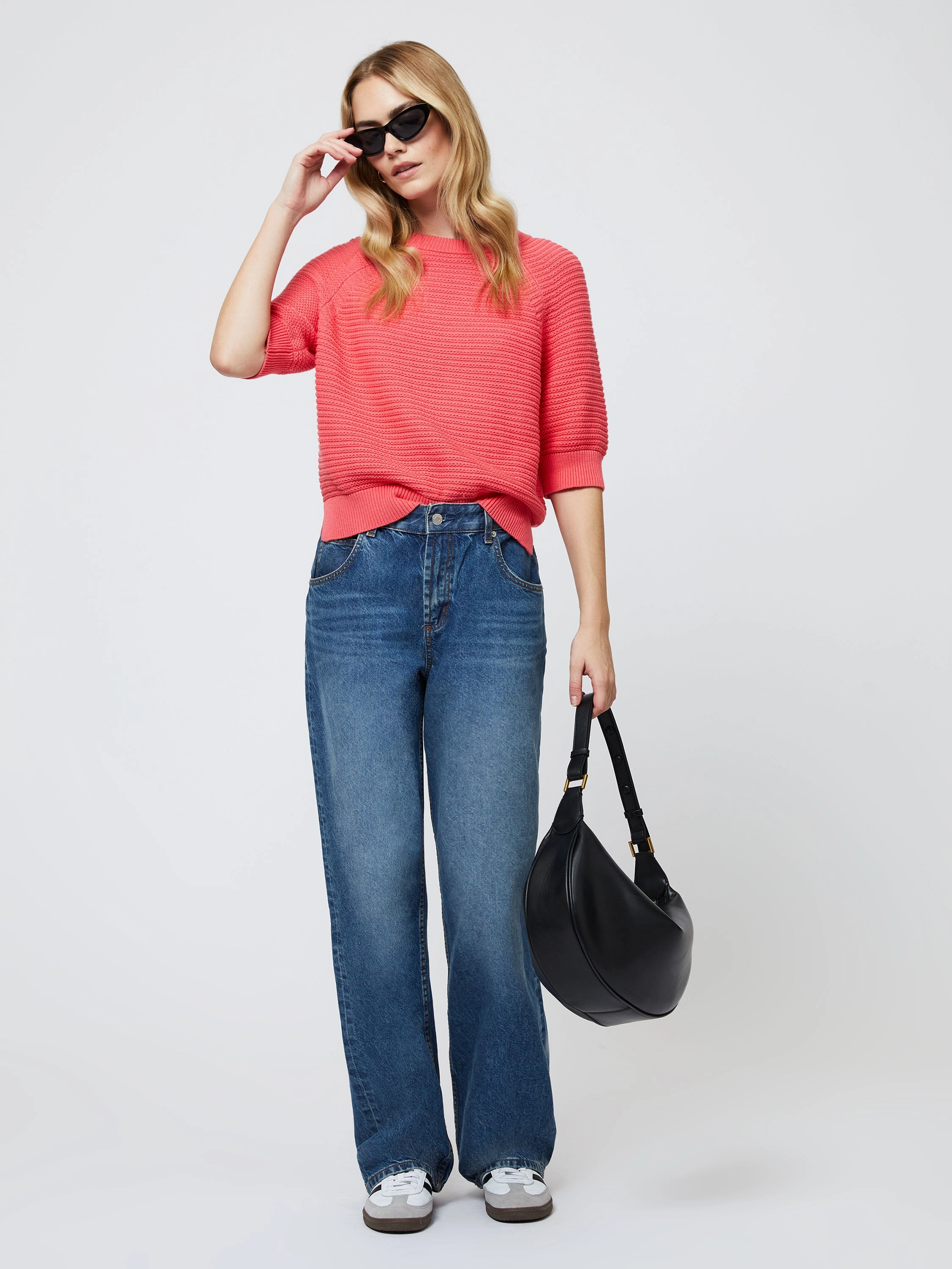 Lily Short Sleeve High Neck Top