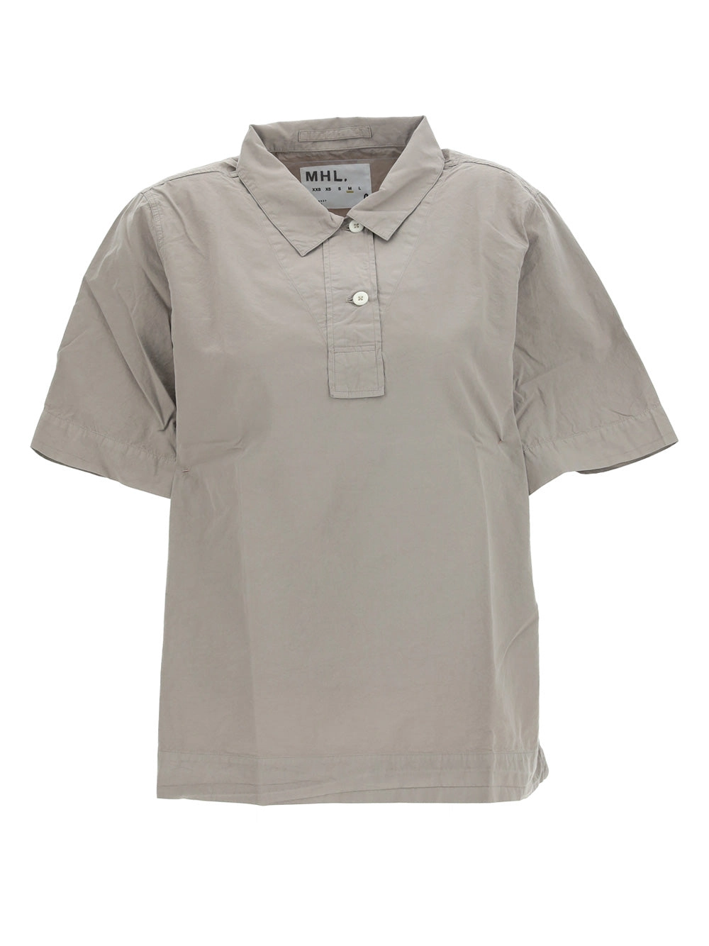Margaret Howell Buttoned Short-Sleeved Polo Top