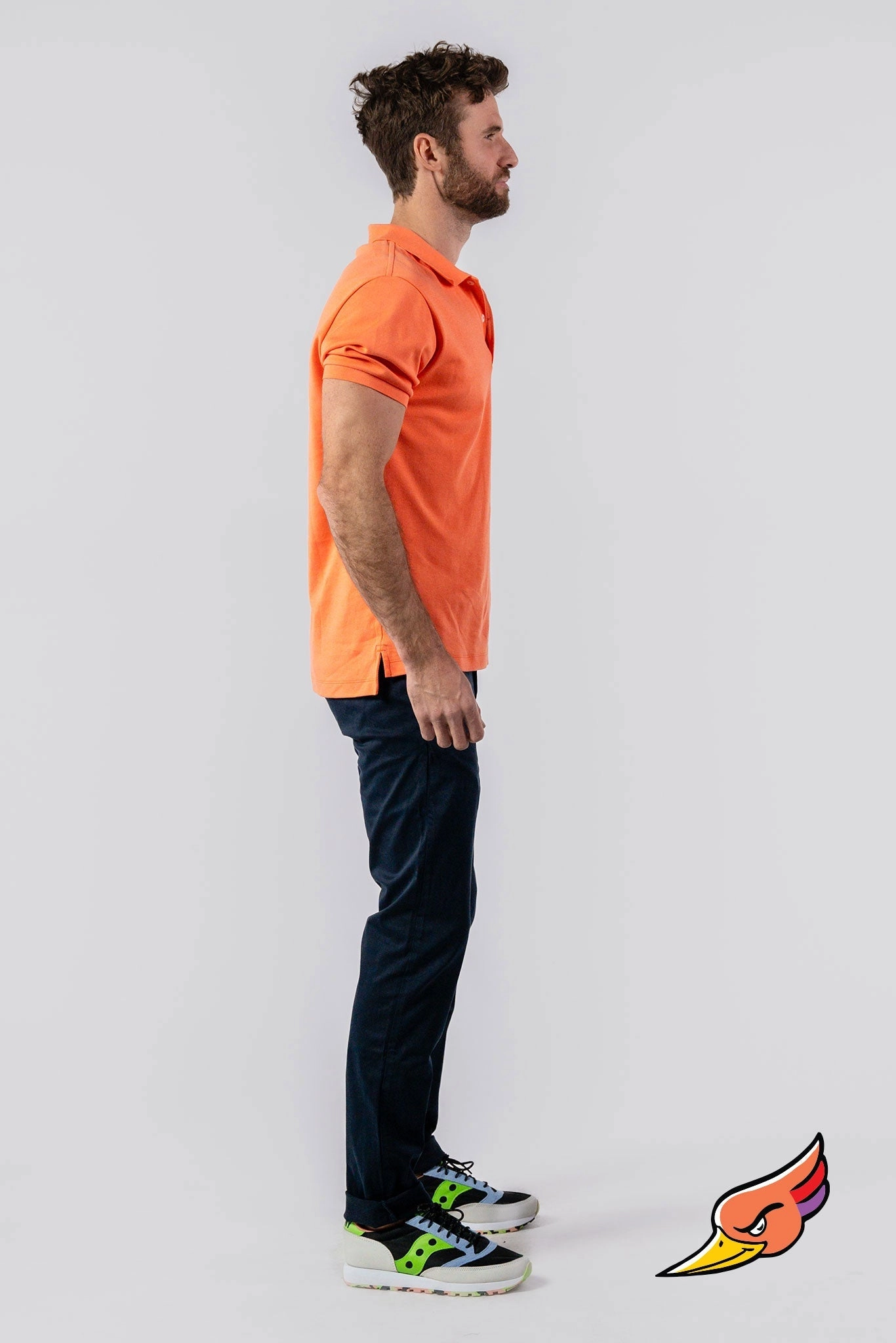 MEN'S POLO SHIRT - CORAL
