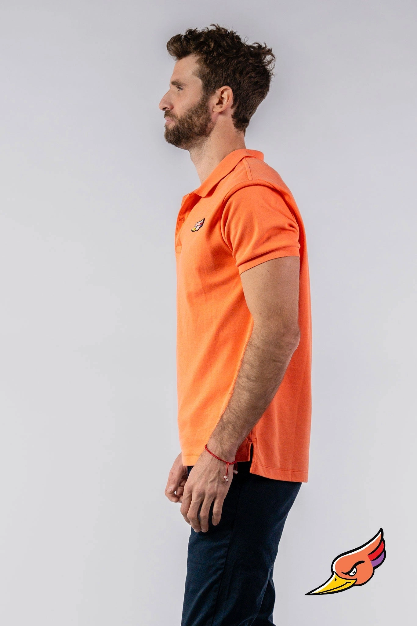 MEN'S POLO SHIRT - CORAL