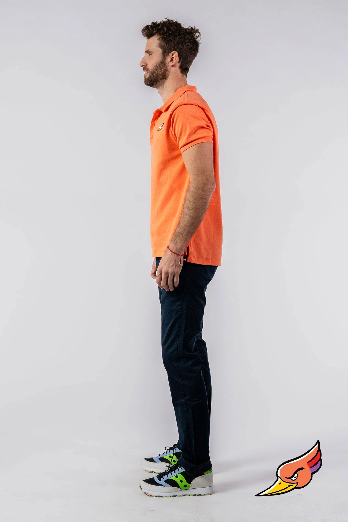 MEN'S POLO SHIRT - CORAL