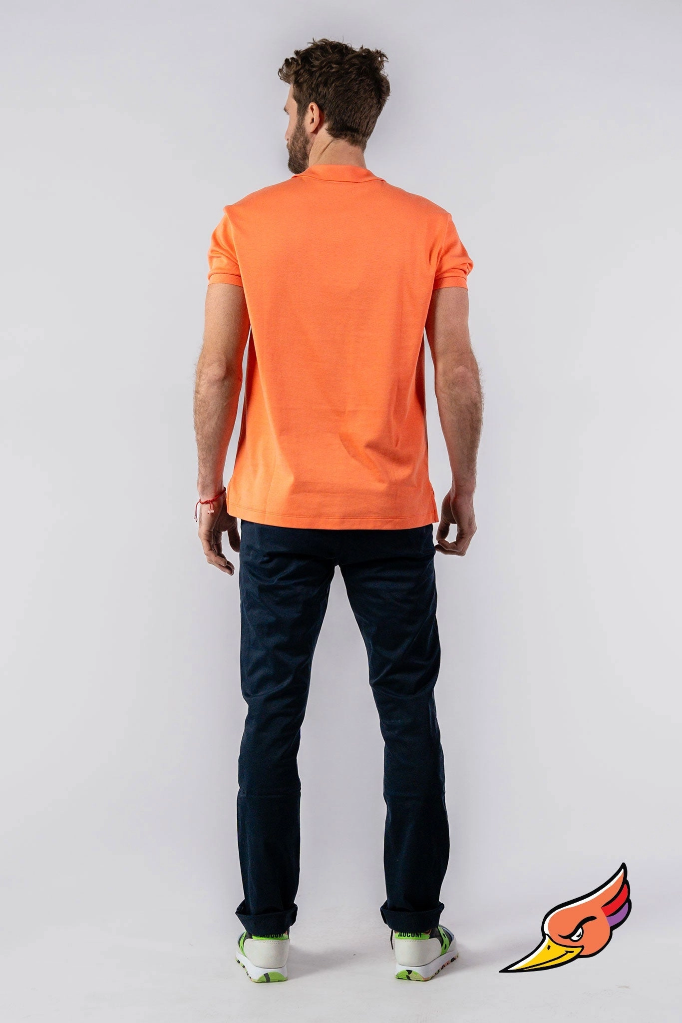 MEN'S POLO SHIRT - CORAL
