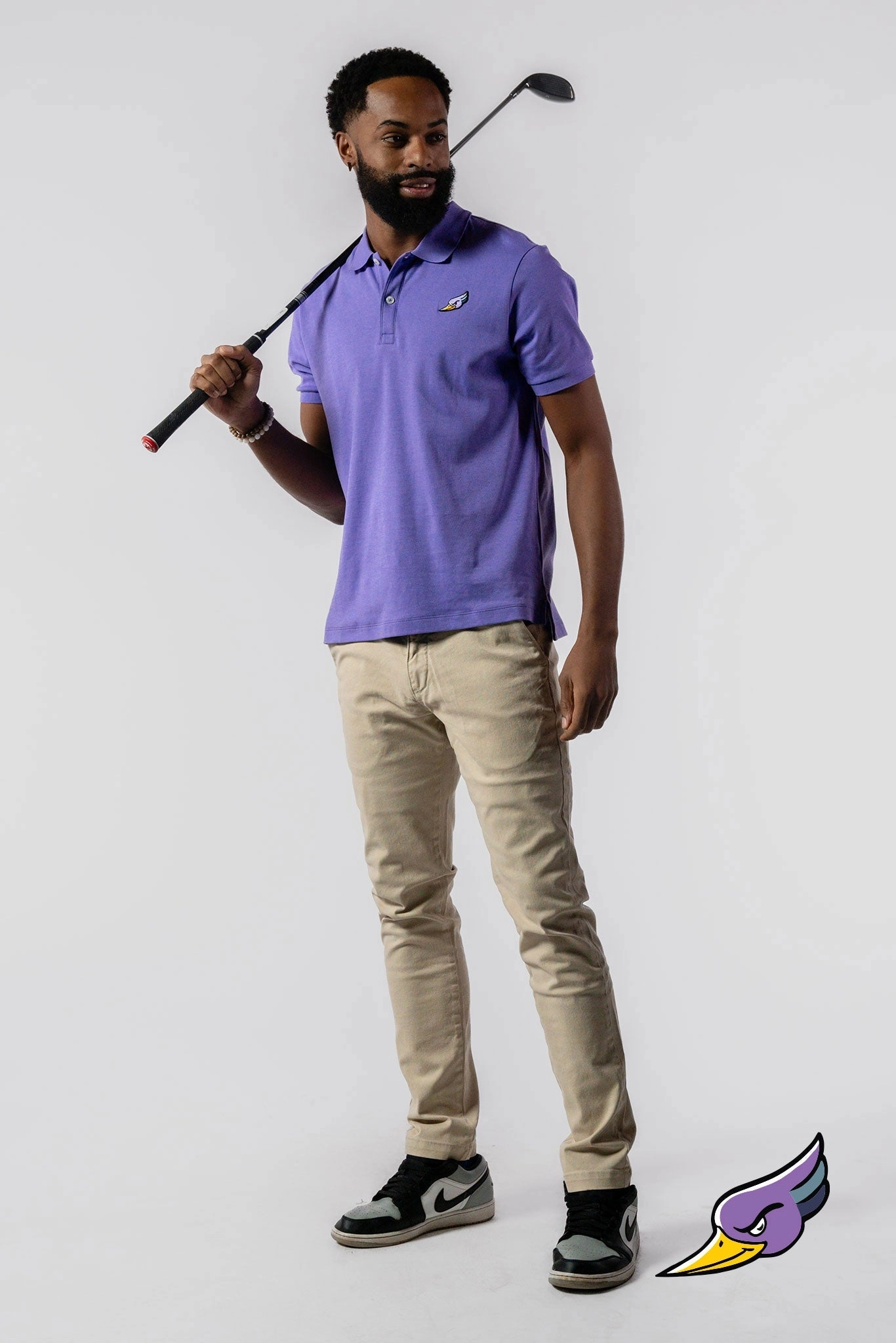 MEN'S POLO SHIRT - VIOLET