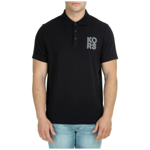Michael Kors Logo-Embroidered Short-Sleeved Polo Shirt