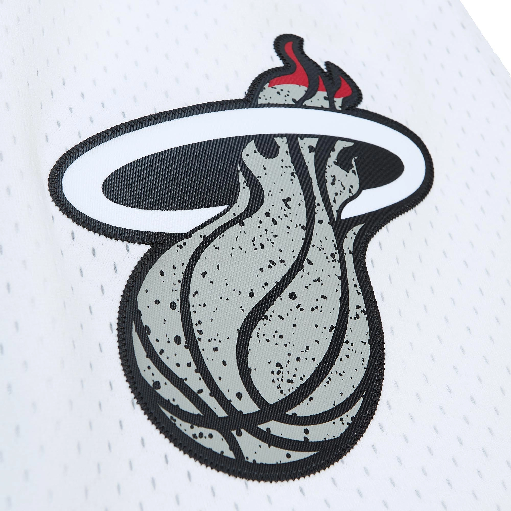Mitchell & Ness Miami HEAT Cement Swingman Shorts