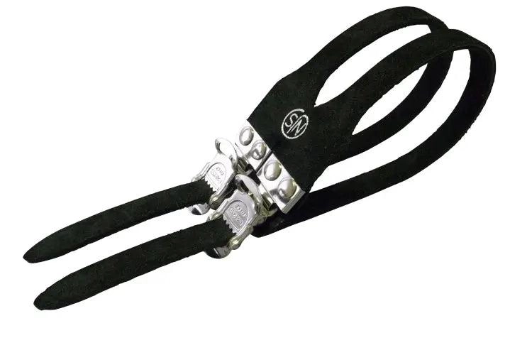 MKS Fit-α Sports NJS Laminated Leather Double Toe Straps