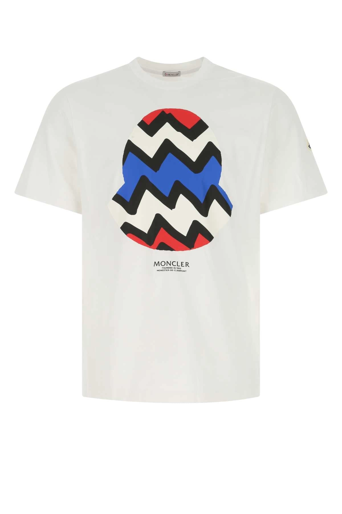 Moncler Graphic Printed Crewneck T-Shirt